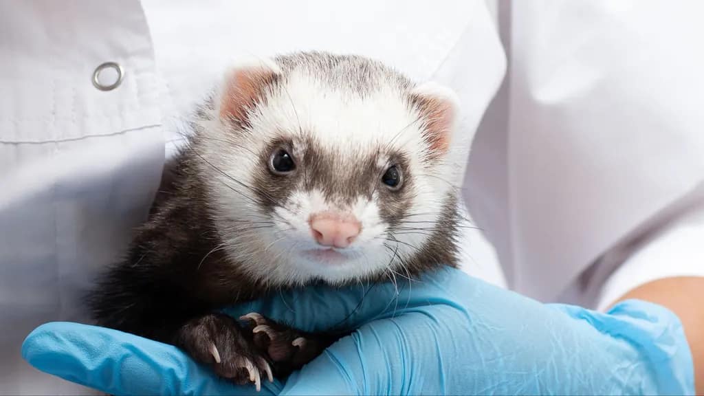 Because they exhibit symptoms that are comparable to those of humans, ferrets are an excellent model for studying human flu infections. (Photo courtesy of Getty ImagesIrina Vasilevskaia))
