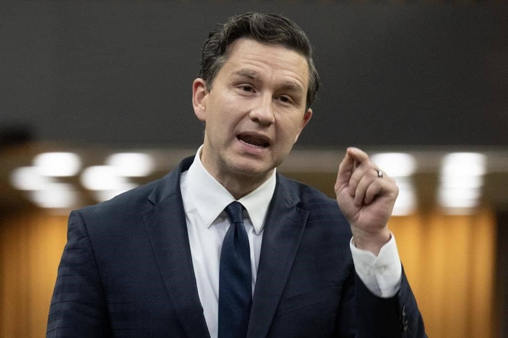 Poilievre said he will "fight with fire" against Trump's economic policies and tariffs.